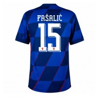 Kroatien Mario Pasalic #15 Bortatröja EM 2024 Kortärmad